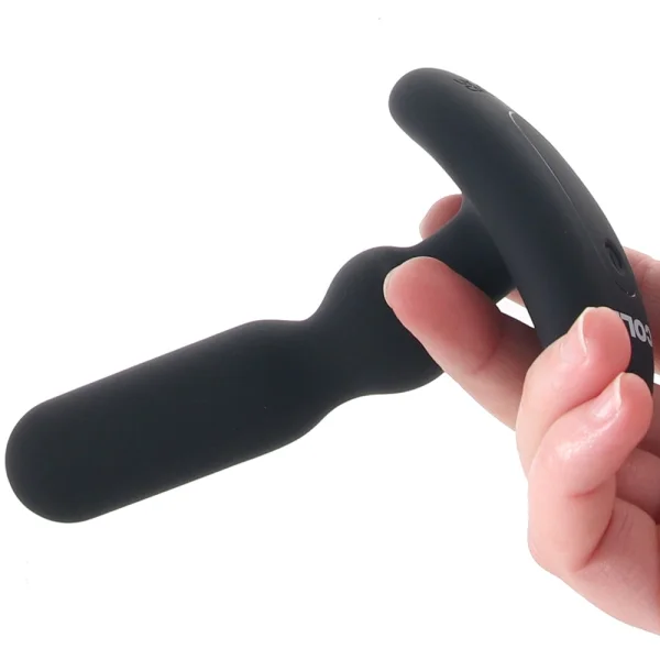 COLT Anal-T Rechargeable Waterproof Silicone Anal Vibrator - Black