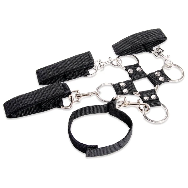 Lux Fetish Hogtie & Ball Gag Kit