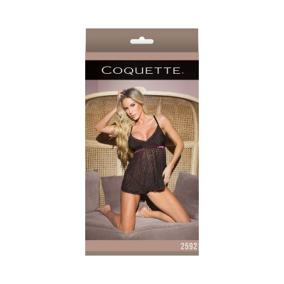 Babydoll Black fuchsia Os