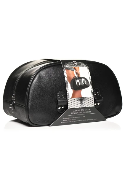 Cuffed and Loaded Travel Bag with Handcuff Handles