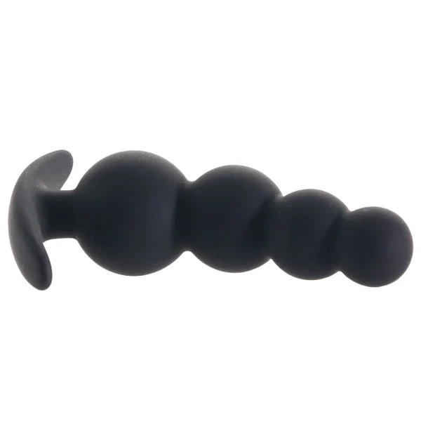 Boundless Beaded Plug Silicone Butt Plug By CalExotics - Black — image 12 of 15