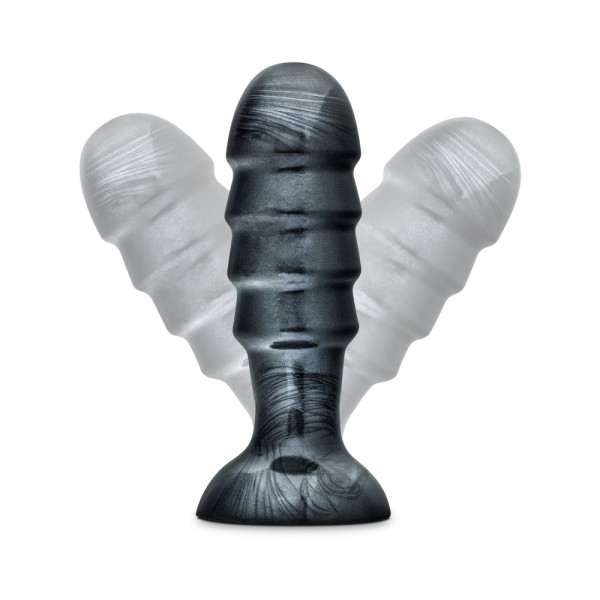 Jet Bruiser Carbon Metallic Black Butt Plug