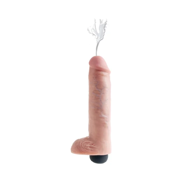 King Cock 10 inches Squirting Cock Balls Beige — image 7 of 18