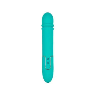 Shameless Flirt Thrusting Vibrator Blue 10 Inch