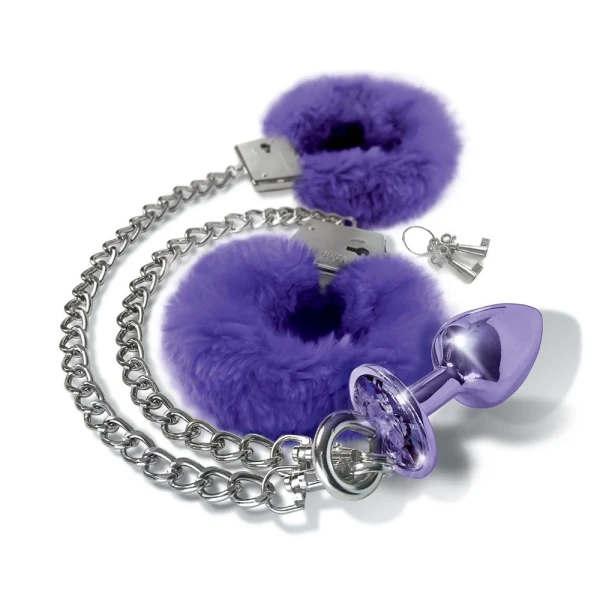 Nixie Metal Butt Plug Cuff Set