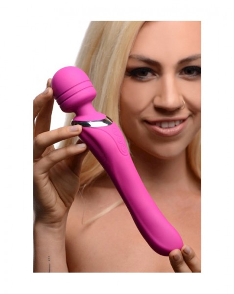 Whirling Wand 2 In 1 Massaging Wand - Pink