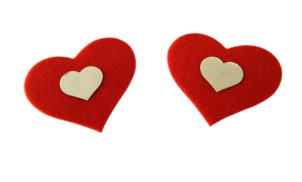Heart Nipple Pasties - One Size Fits All