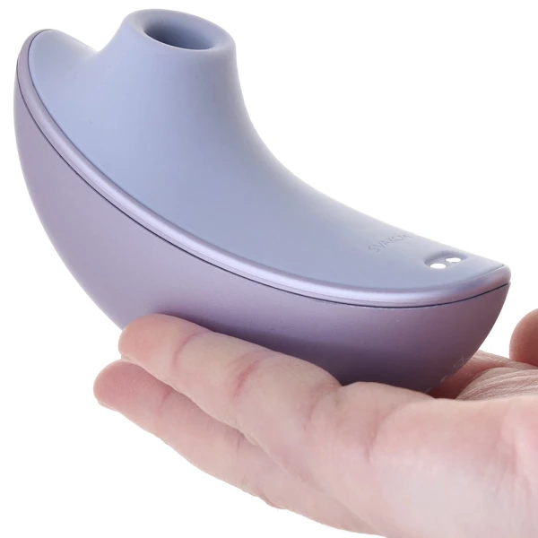 SVAKOM Pulse Galaxie App Enabled Pressure Wave Clitoral Stimulator With Starlight Projector - Metallic Lilac