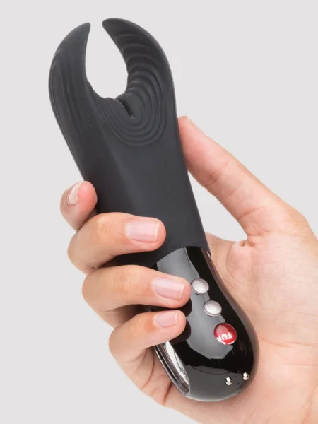 Fun Factory Manta Black Rechargeable Vibrating Male Stroker