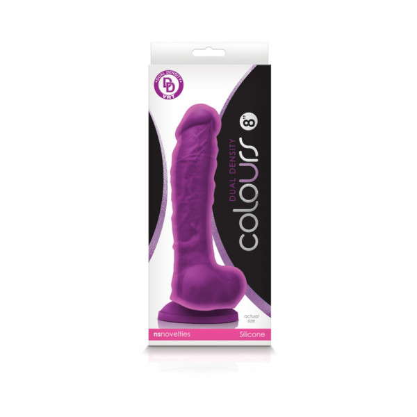 Colours - Dual Density - 8in Dildo