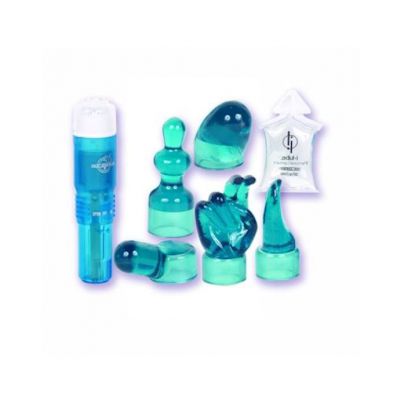 Blueberry Ivibe Pocket Rocket With 5 Sleeves And Ilube Blue