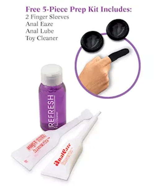 Anal Fantasy Collection Ass-kicker With Cockring - Black - 10.7 Inch — image 8 of 8