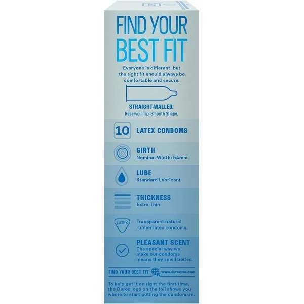 Durex Air Extra Thin Transparent Latex Condoms — image 22 of 25