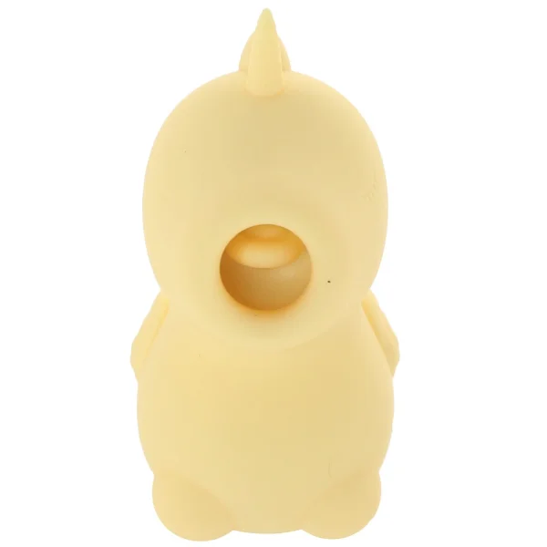 Unihorn Bean Blossom Flicking Silicone Clitoral Vibrator - Yellow