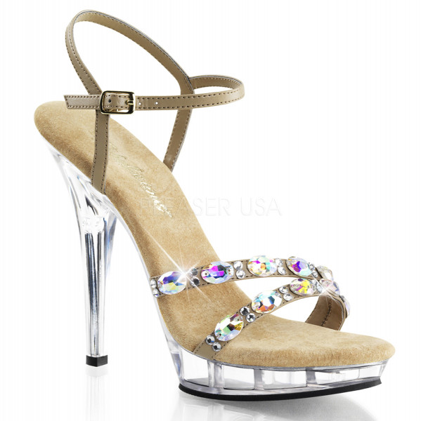 5 inches Heel, 3/4 inches PF Ankle Strap Sandal — image 5 of 12