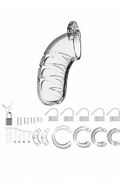 Mancage Chastity 4.5 inches Cock Cage Model 4 Clear