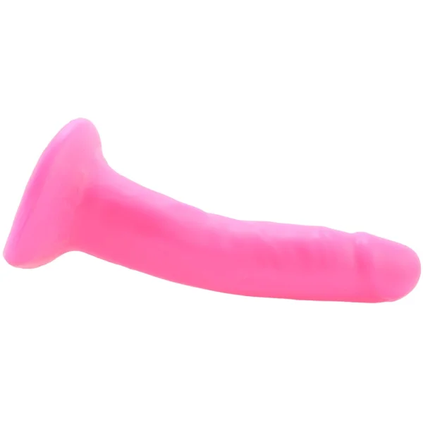 Neo - 5.5 Inch Dual Density Cock - Neon Pink