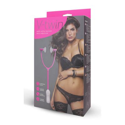 V Twin Vibrating Nipple Suckers
