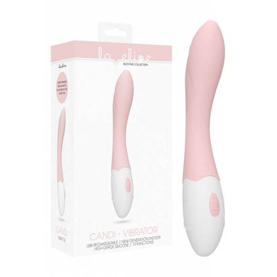 Loveline Candi Pink 20 cm USB Rechargeable Vibrator