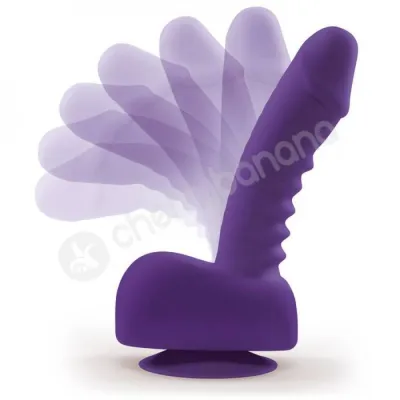 Uprize Purple Remote Control Erecting 6 Vibrating Dildo