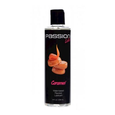 Passion Licks Caramel Flavoured Lubricant 8oz Clear 8 Oz