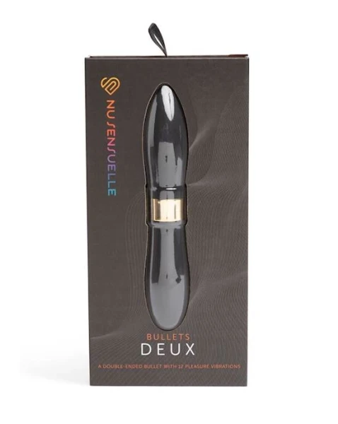 Nu Sensuelle Deux Bullet - Black - 5.25 Inch