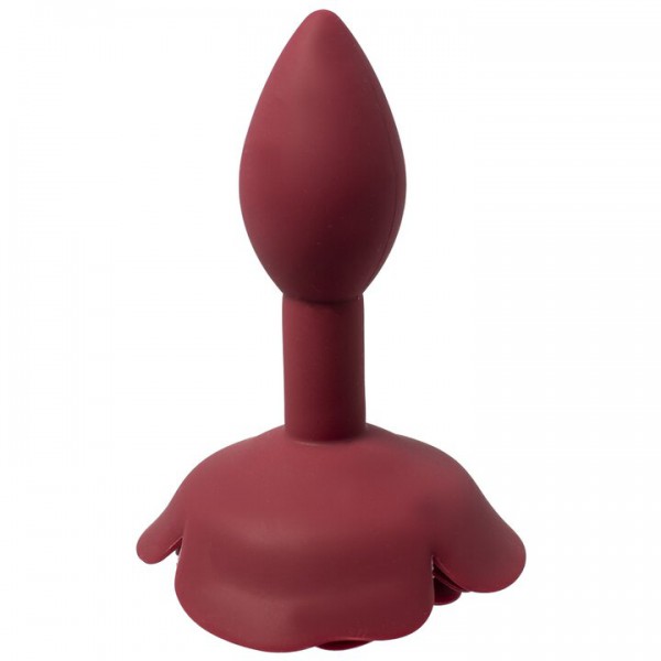 Bondara Bloomin’ Booty Red Silicone Rose Butt Plug – 4.3 Inch — image 4 of 4
