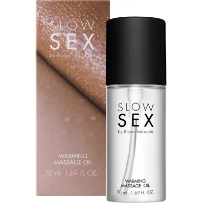 Slow Sex Warming Massage Oil By Bijoux Indiscrets 1 69 oz