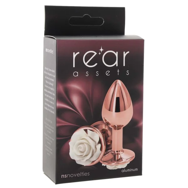 Rear Assets White Rose Anal Plug by NS — image 19 of 19
