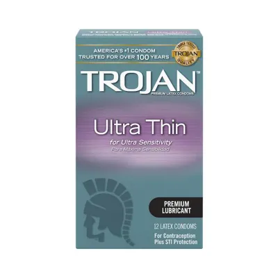 Trojan Ultra Thin Condoms 12 Pack 12