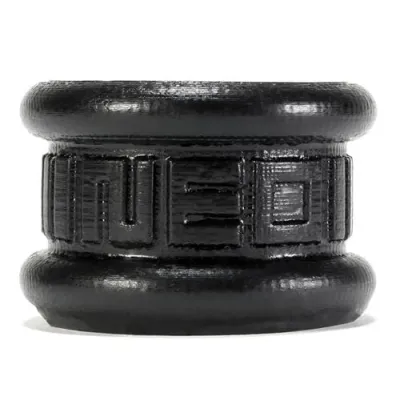 Neo 1 25 Inch Short Ball Stretcher Squishy Silicone Smoke Black