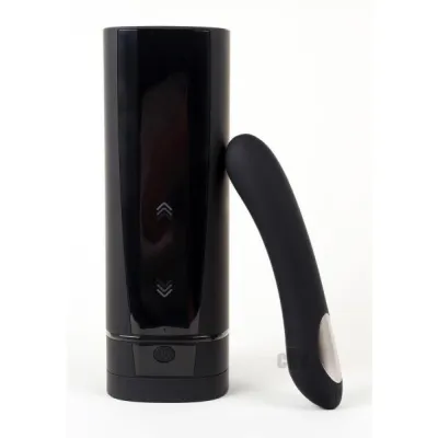 Kiiroo Onyx And Pearl2 Interactive Masturbator vibrator Kit Black