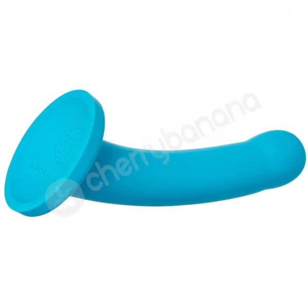 Sportsheets Hux Teal 7" Solid Silicone Dildo With Suction Cup Base