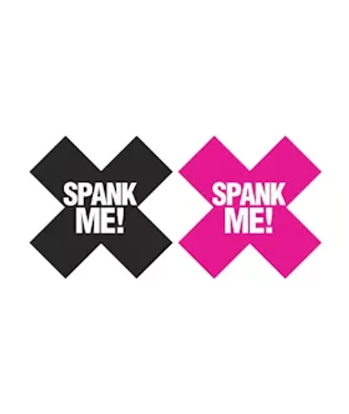 Spank Me Pasties - Pink/black — image 3 of 3