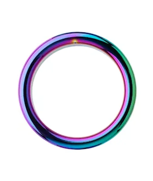 Kink Range Iridescent Penis Head Ring - 1.7 Inch - Rainbow - 44mm — image 3 of 4