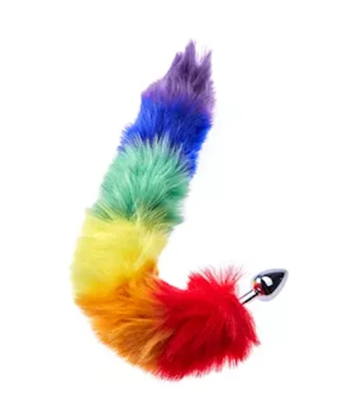 Kink Range Tail Butt Plug - 2.9 Inches  - Rainbow - 2.9 Inch — image 2 of 2