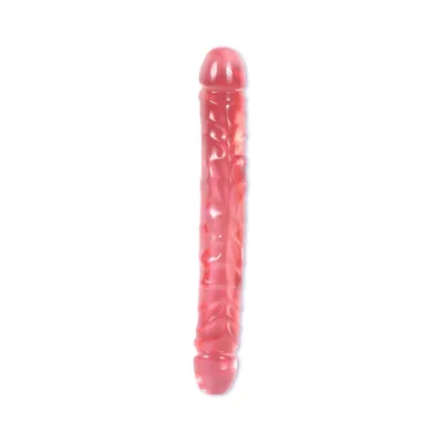 Jellies Jr Double Dong 12 Inch Pink