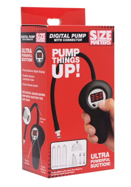 Size Matteries Digital Penis Pump With Connector