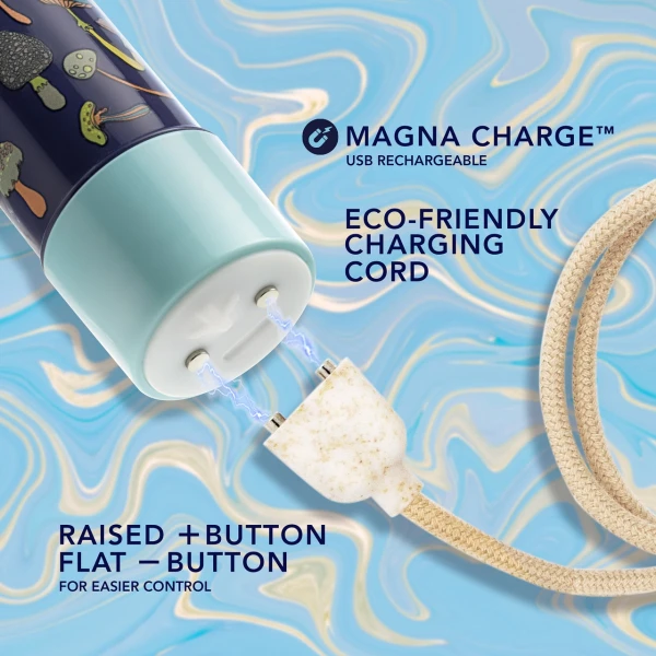 Limited Addiction Dreamscape Rechargeable Waterproof Slimline Vibrator By Blush - Blue