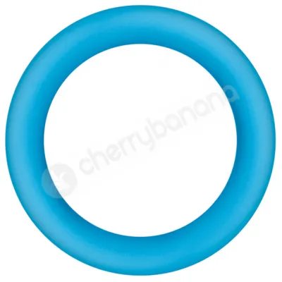 Firefly Blue Halo Cock Ring Large