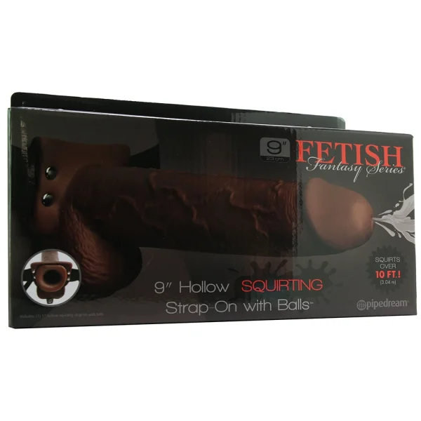 Fetish Fantasy 9 Inch Hollow Squirting Strapon