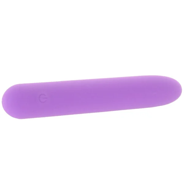 Bliss Liquid Silicone Rechargeable Waterproof Mini Vibrator - Purple
