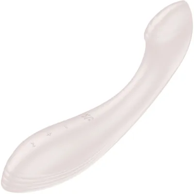 Satisfyer G Force Rechargeable Waterproof Silicone G Spot Vibrator Beige