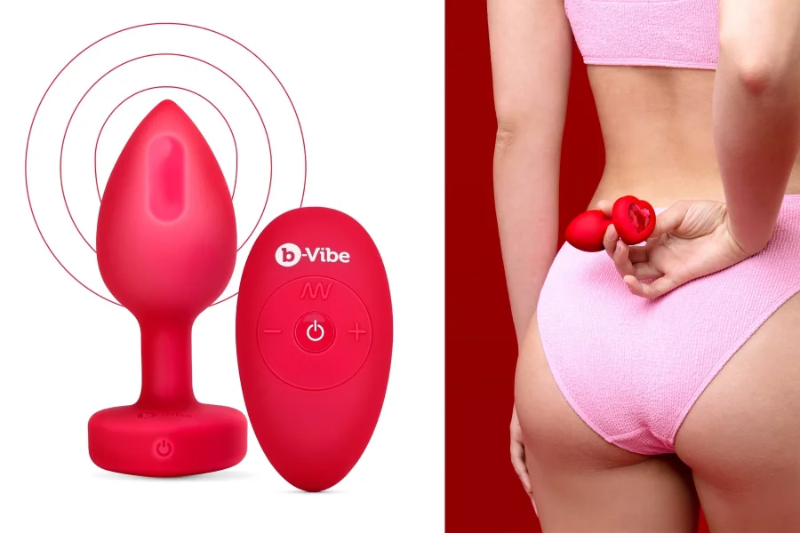 B-Vibe Vibrating Heart Plug