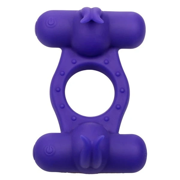 CalExotics Triple Orgasm Enhancer Silicone Cock Ring