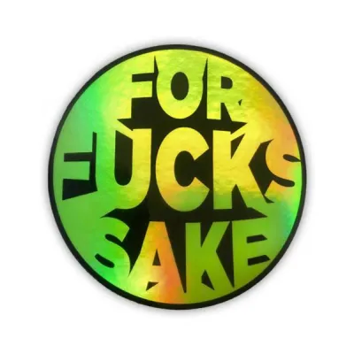 Games Novelty Twisted Wares For Fuck s Sake Sticker