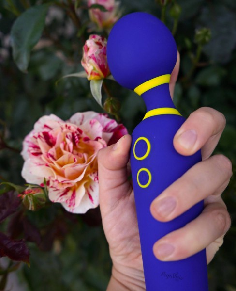 Romp Flip 9" Mini Wand Vibrator With Flexible Neck