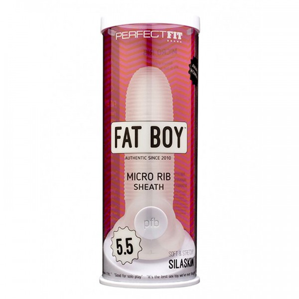 Perfect Fit Fat Boy Micro Ribbed Penis Sleeve – 5.5 or 6.5 Inch — image 5 of 5