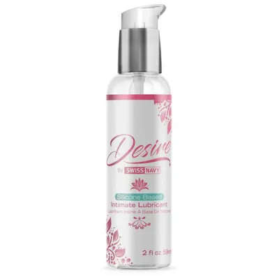 Desire Silicone Based Intimate Lubricant 60ml White pink 2 Oz