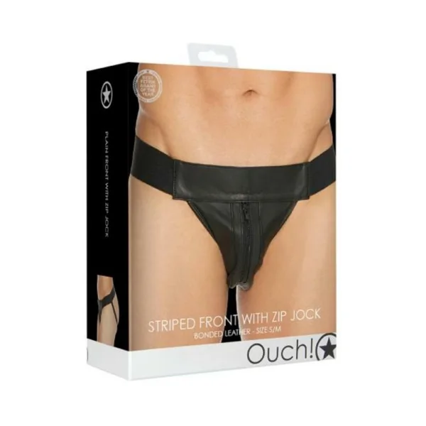Ouch Jock Front Zip Black S/m — image 6 of 8